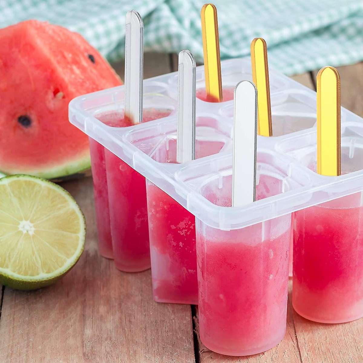 100 Pcs Acrylic Cakesicle Popsicle Sticks Ice Cream Stick Reusable