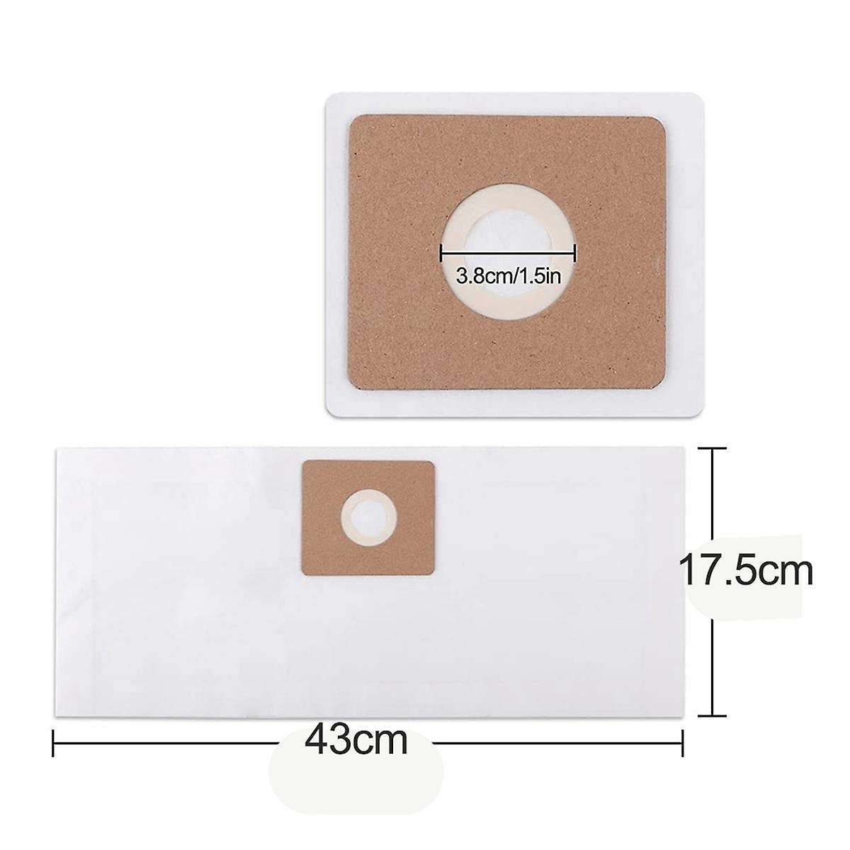 15 Pack Dust Collection Bag for Shop Vac Type B 2-2.5 Gallon 90668000