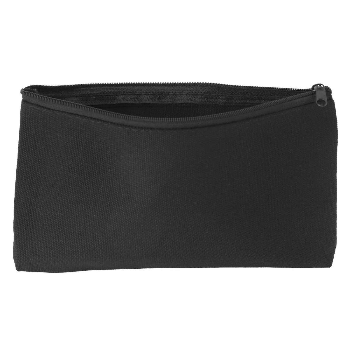 40 Pcs Canvas Zipper Pouch Bags Canvas Makeup Bags Pencil Case Black