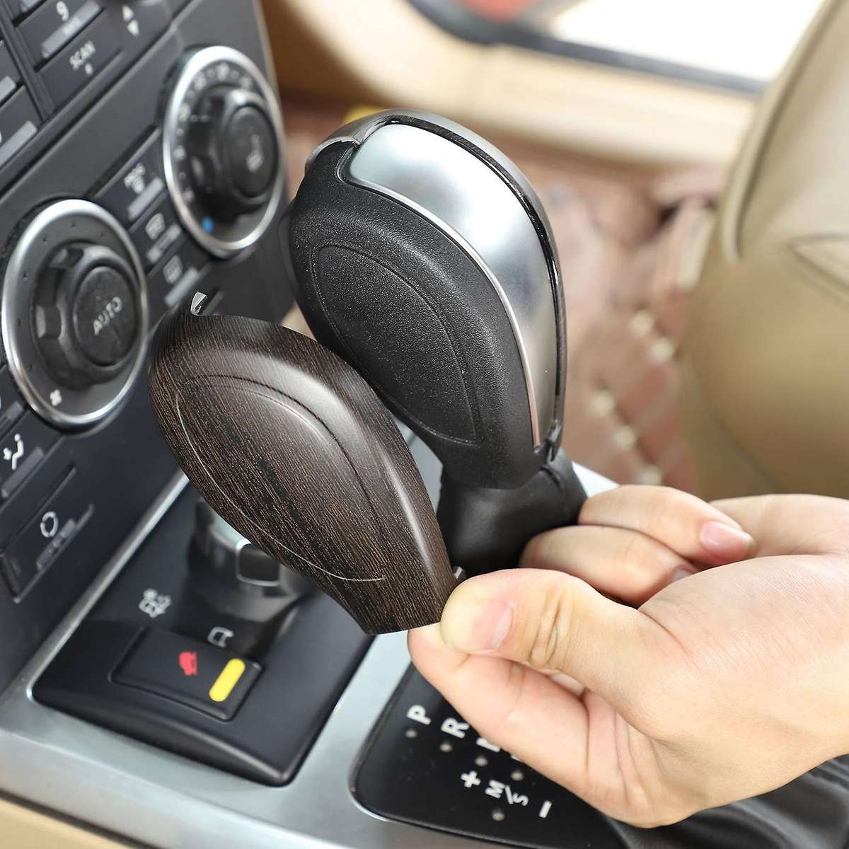 Car Gear Lever Decoration Protective Cover Trim for Land Rover