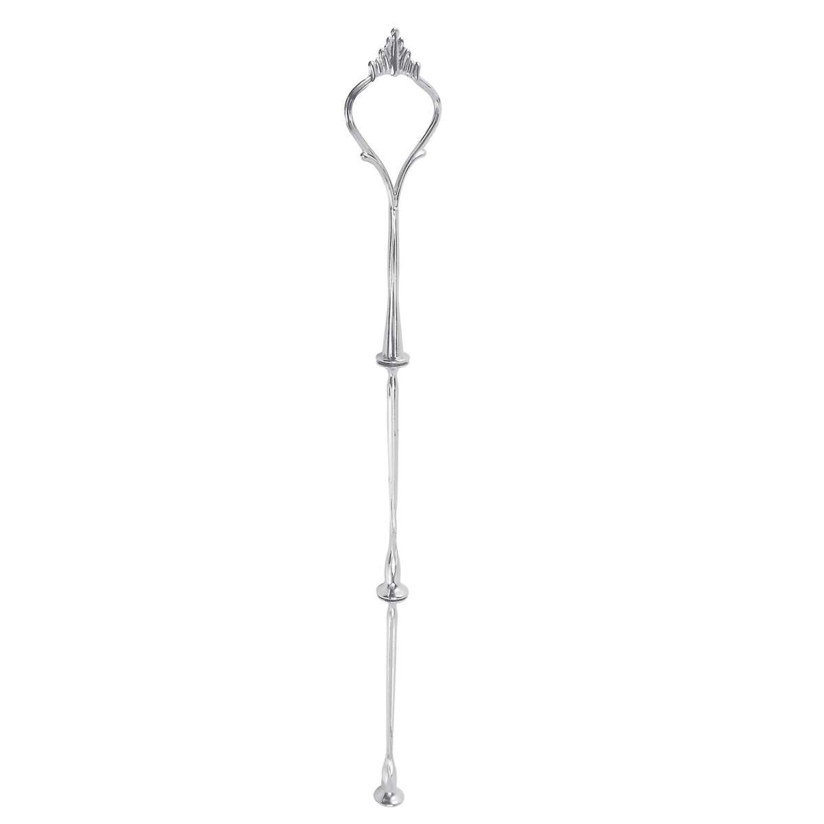 8 Sets 3 Tier Crown Cake Plate Stand Fittings for Party Silver&golden