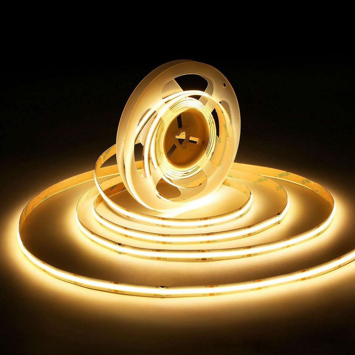 480 Led 12v Cob Led Strip Light 6000k White Light for Bedroom Home