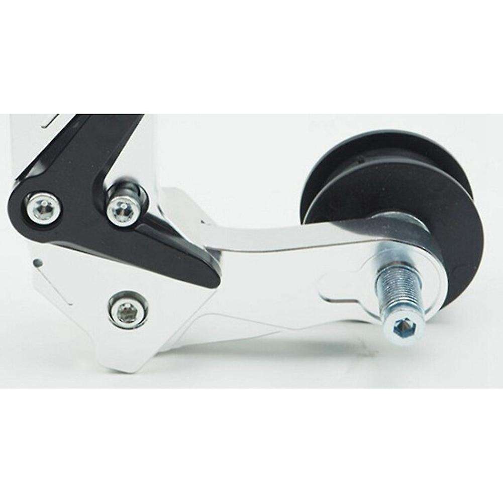 Roller Adjuster Chain Tensioner Motorbike Motorcycle Roller Silver