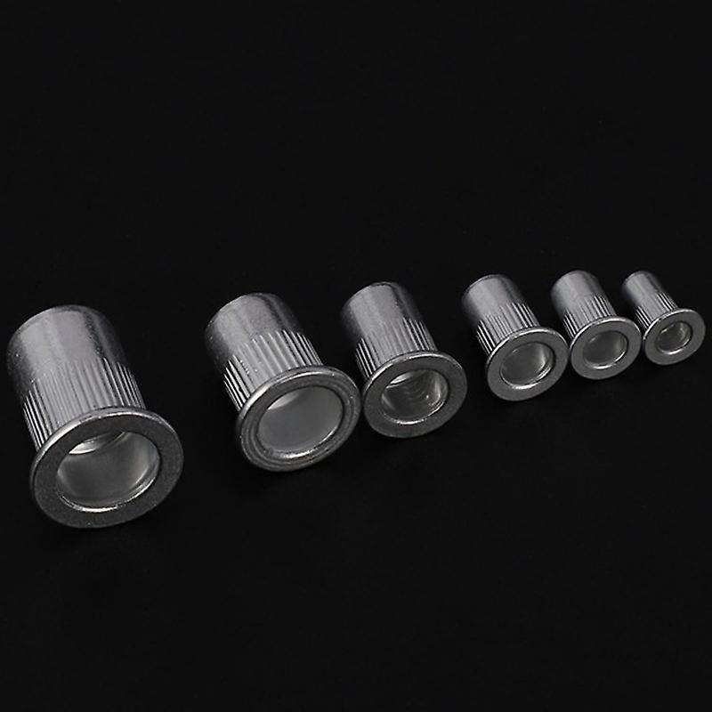 200pcs M3 M4 M5 M6 M8 M10 Rivet Nut Carbon Steel Flat Head Nut Kit