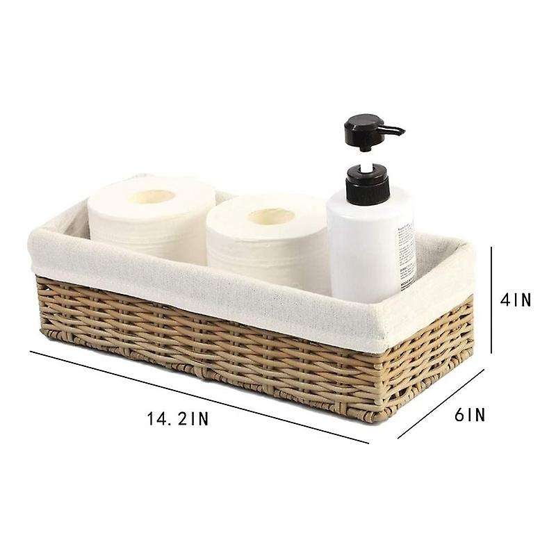 Bathroom Storage Basket Trash Can Toilet Paper Basket Storage Basket