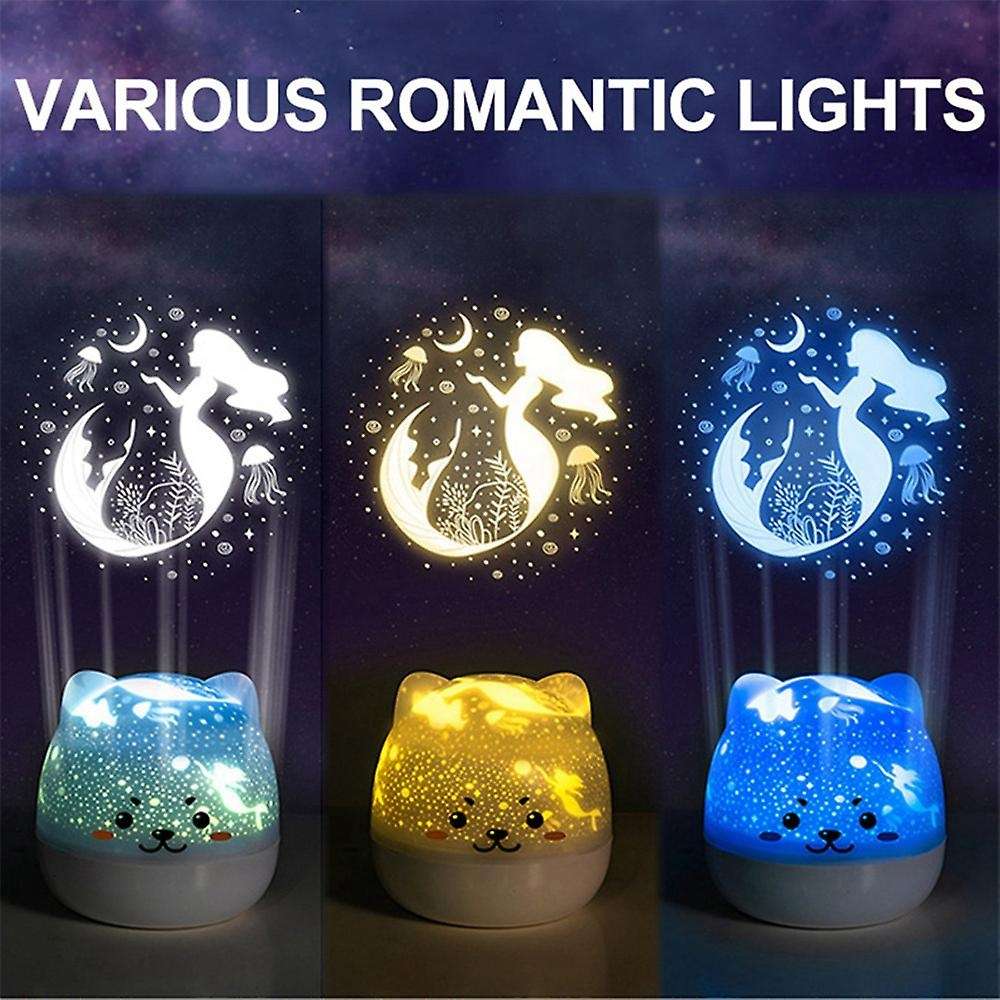 Led Projector Night Lights for Kids Sing Projector Lamp Bedroom Party