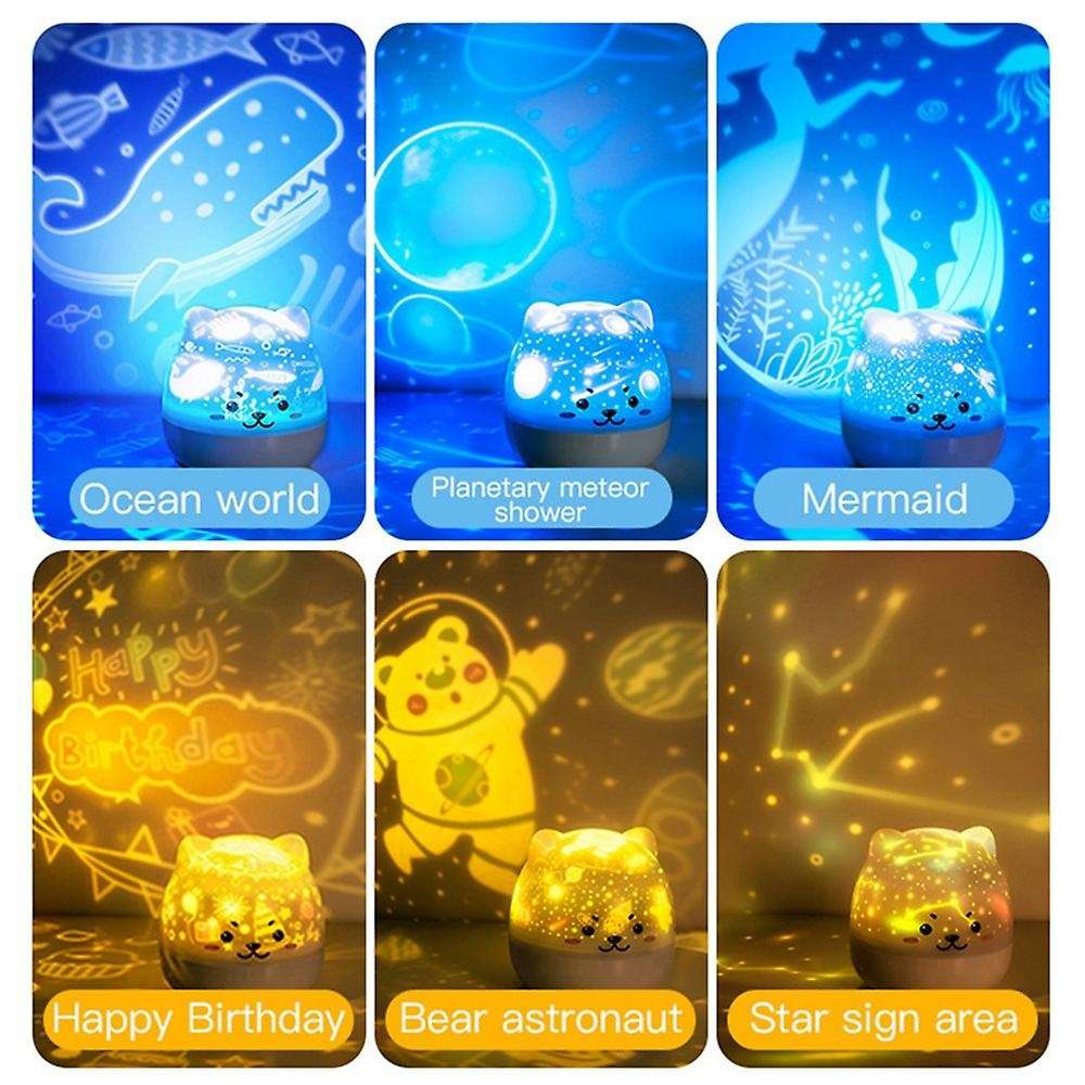 Led Projector Night Lights for Kids Sing Projector Lamp Bedroom Party