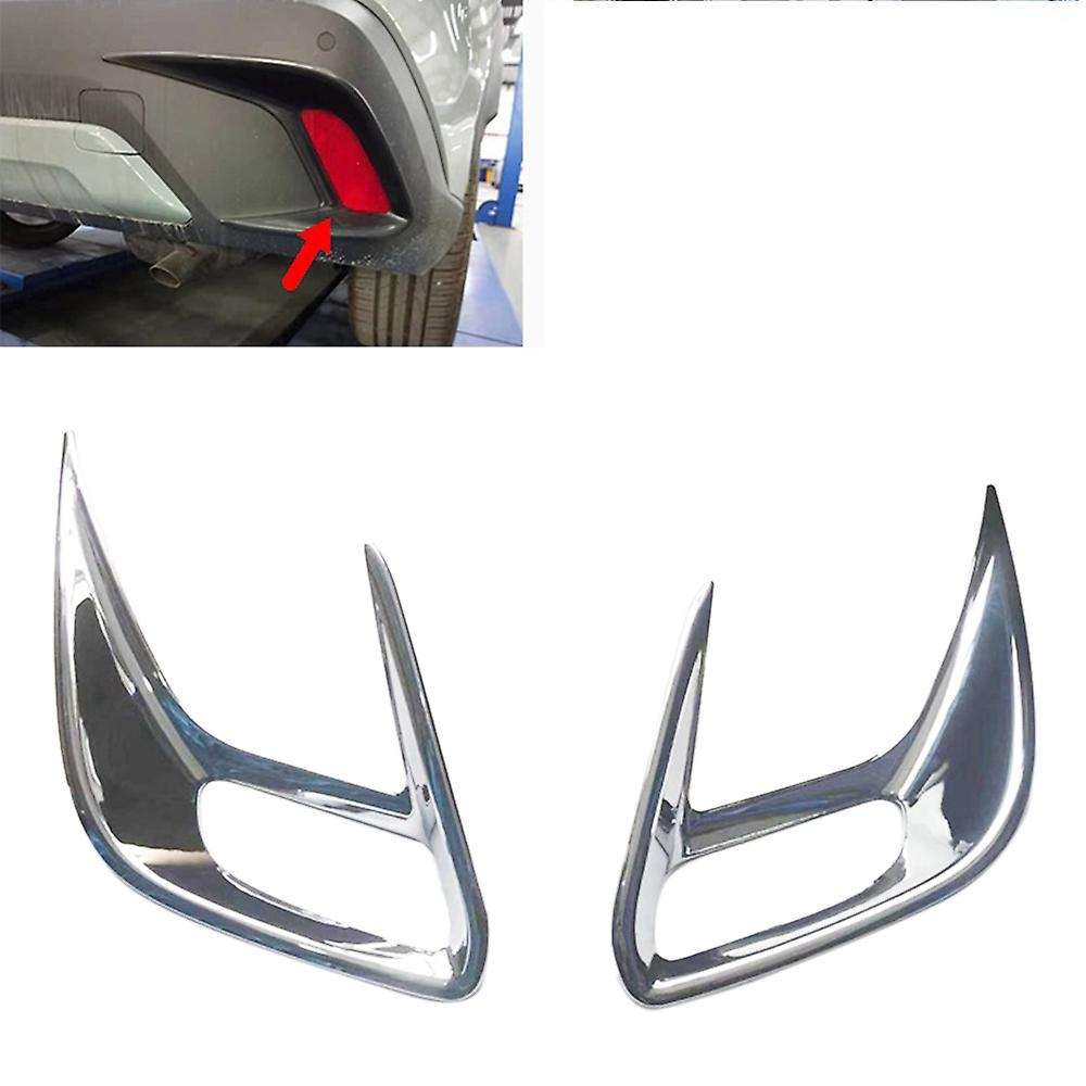 For Toyota Corolla Cross 2021 2022 Chrome Rear Fog Light Lamp Eyelid