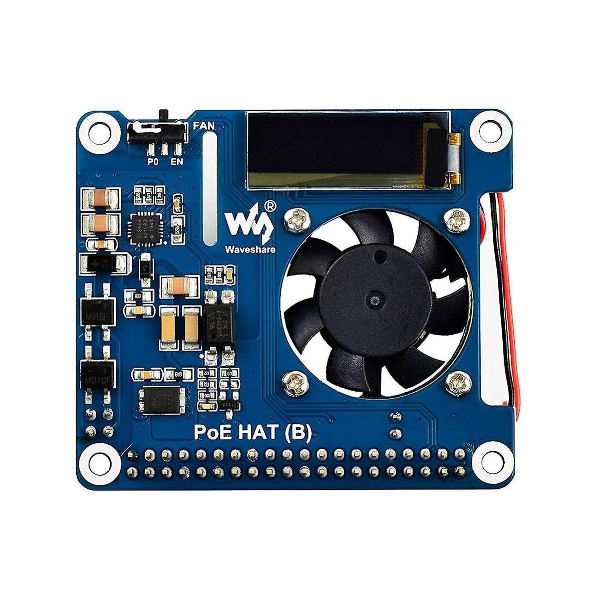 Waveshare Expansion Board with Oled for Raspberry Pi 4 Model B / 3b+