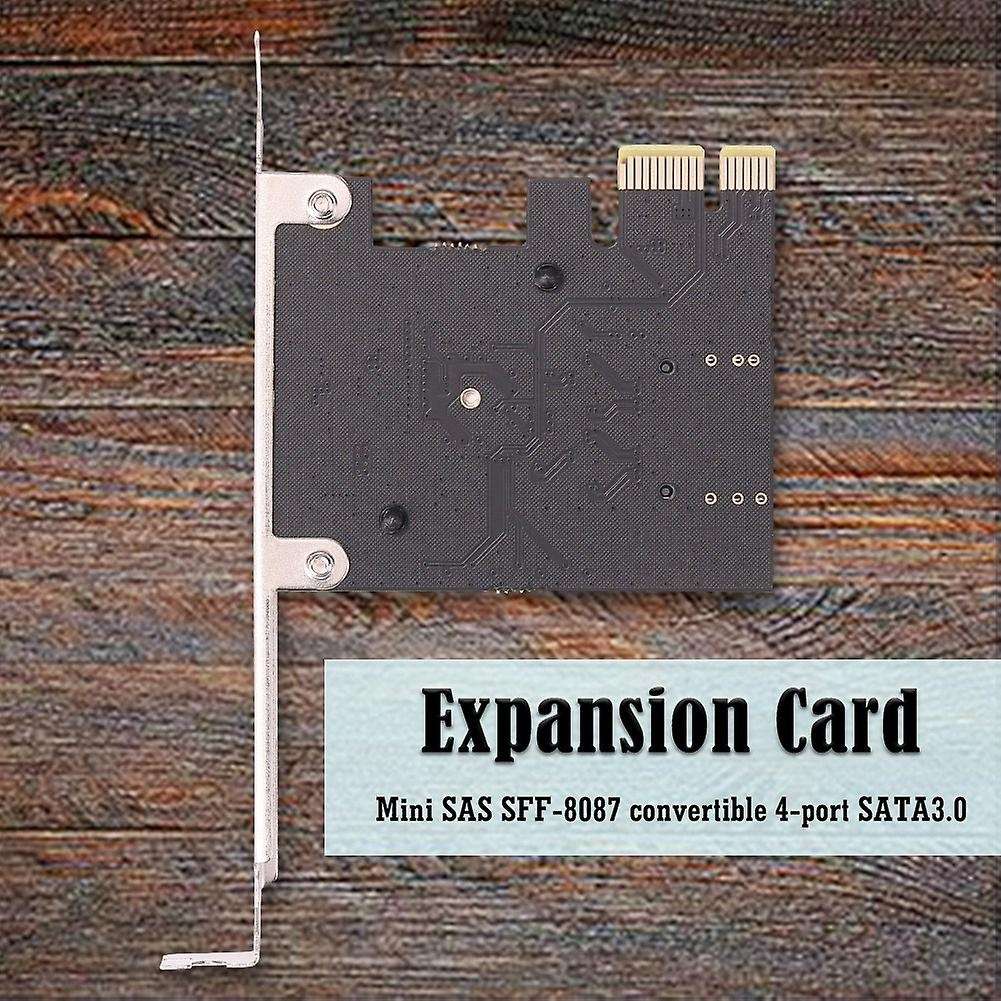 Pci Express Sata Card 4 Port Expansion Card Mini Sas Interface Riser