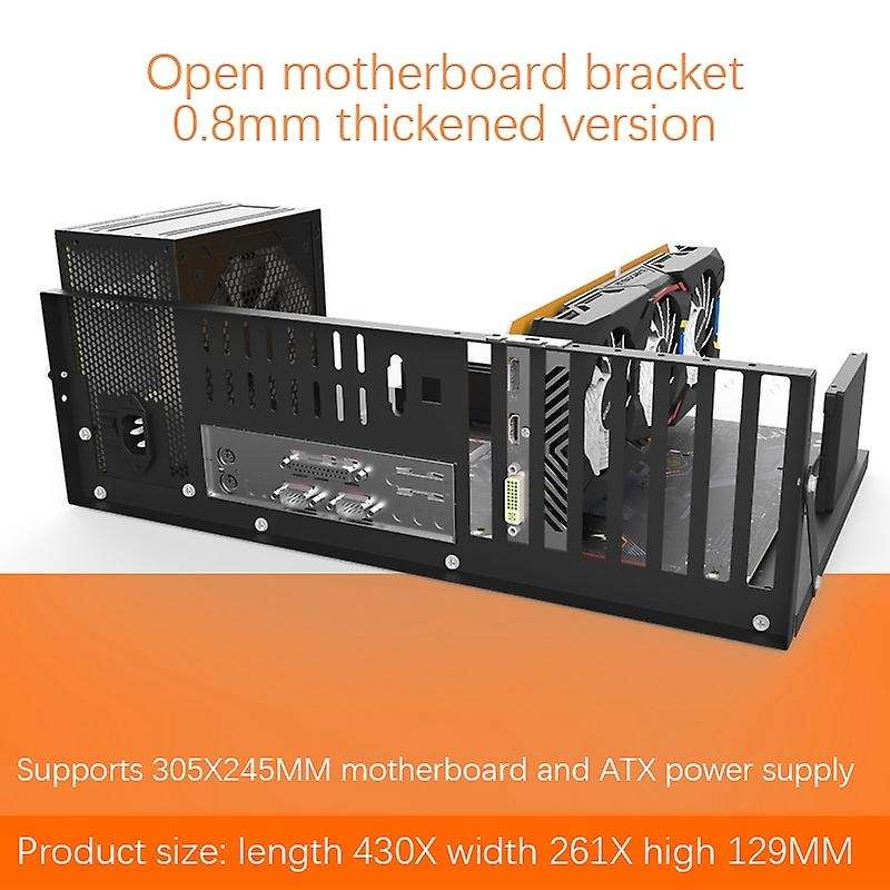 Mining Frame Mining Rig Case Support Itx/ Mini Atx for 8 Gpu(atx)