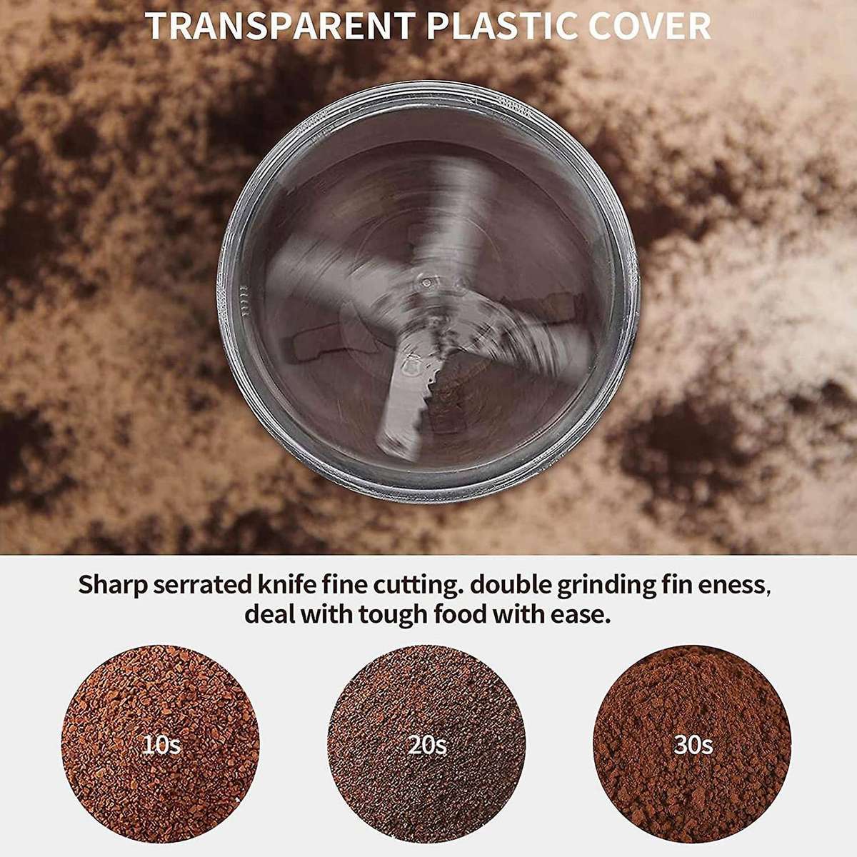 Coffee Grinder Electric Spice Grinder Grain Grinder-us Plug