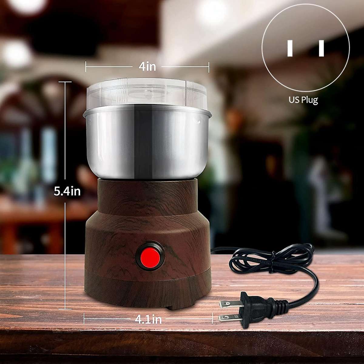 Coffee Grinder Electric Spice Grinder Grain Grinder-us Plug