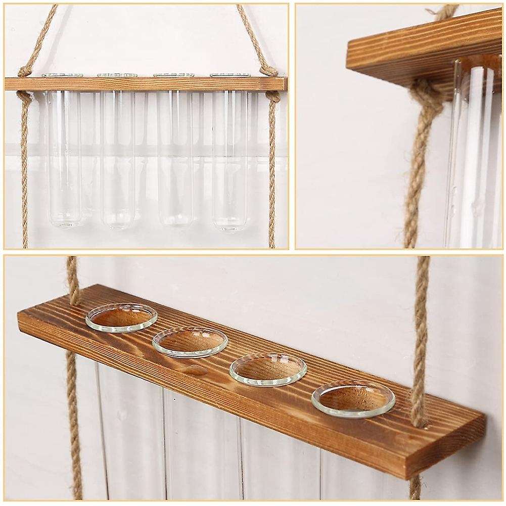 Wall Hanging Planter Glass Terrarium:3 Tiered Plant Propagate Station