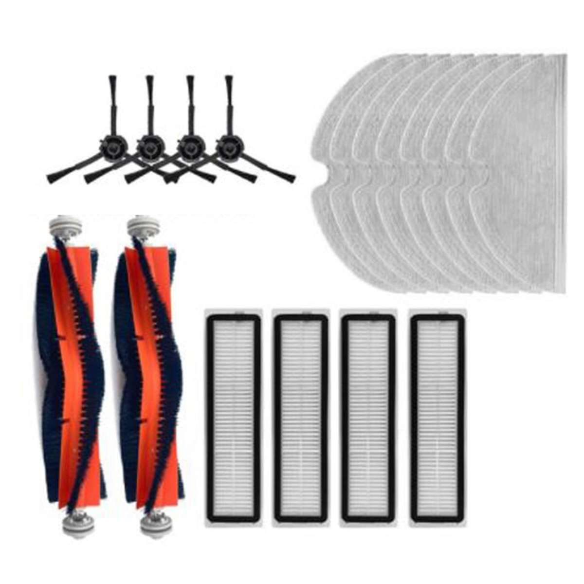 18 Pcs Set for Dreame Bot L10 Pro Robotic Vacuum Cleaner Parts