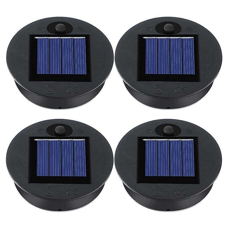 4 Pieces Replacement Solar Light Tops Outdoor Hanging Lantern Light