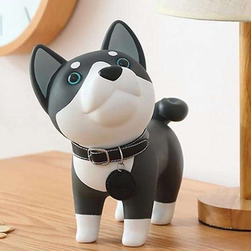 Cute Dog Bank, Husky Coin Bank Kids Toy Bank Doggy Puppy