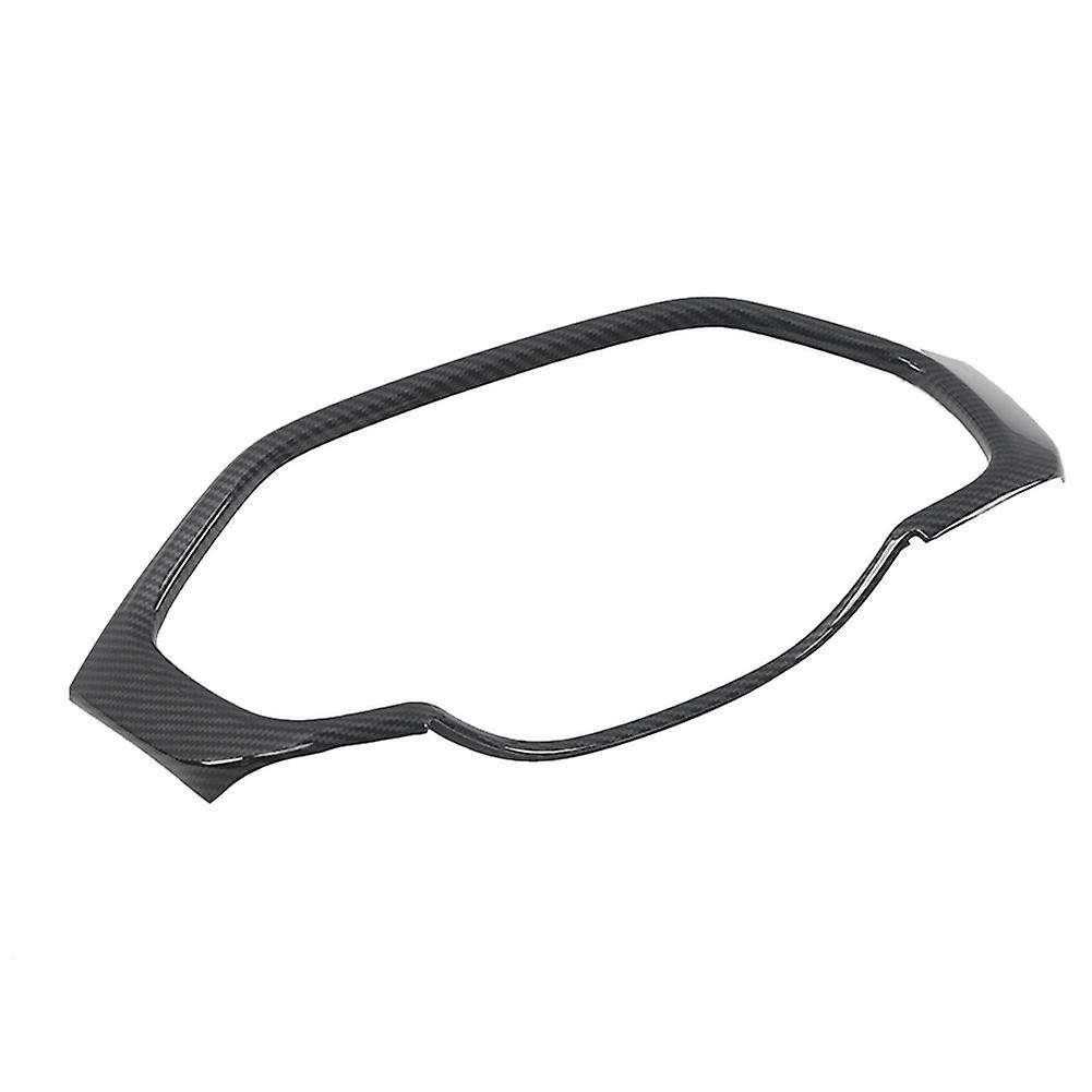 Car Dashboard Instrument Panel Screen Frame Cover Kit Carbon Fiber