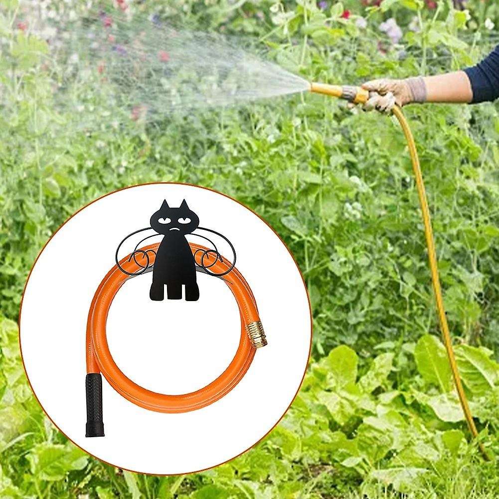 Water Pipe Holder Cat Shape Storage Rack Universal for Outdoor Garden