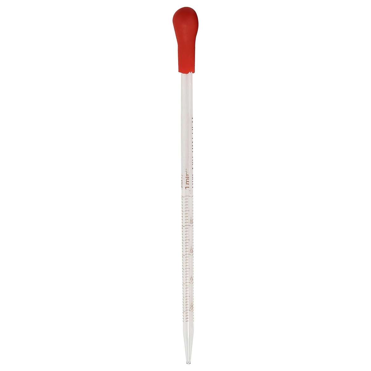 4 Measuring Cylinder Glass 2 Cleaning Brushes + 3x 1ml Glass Pipettes