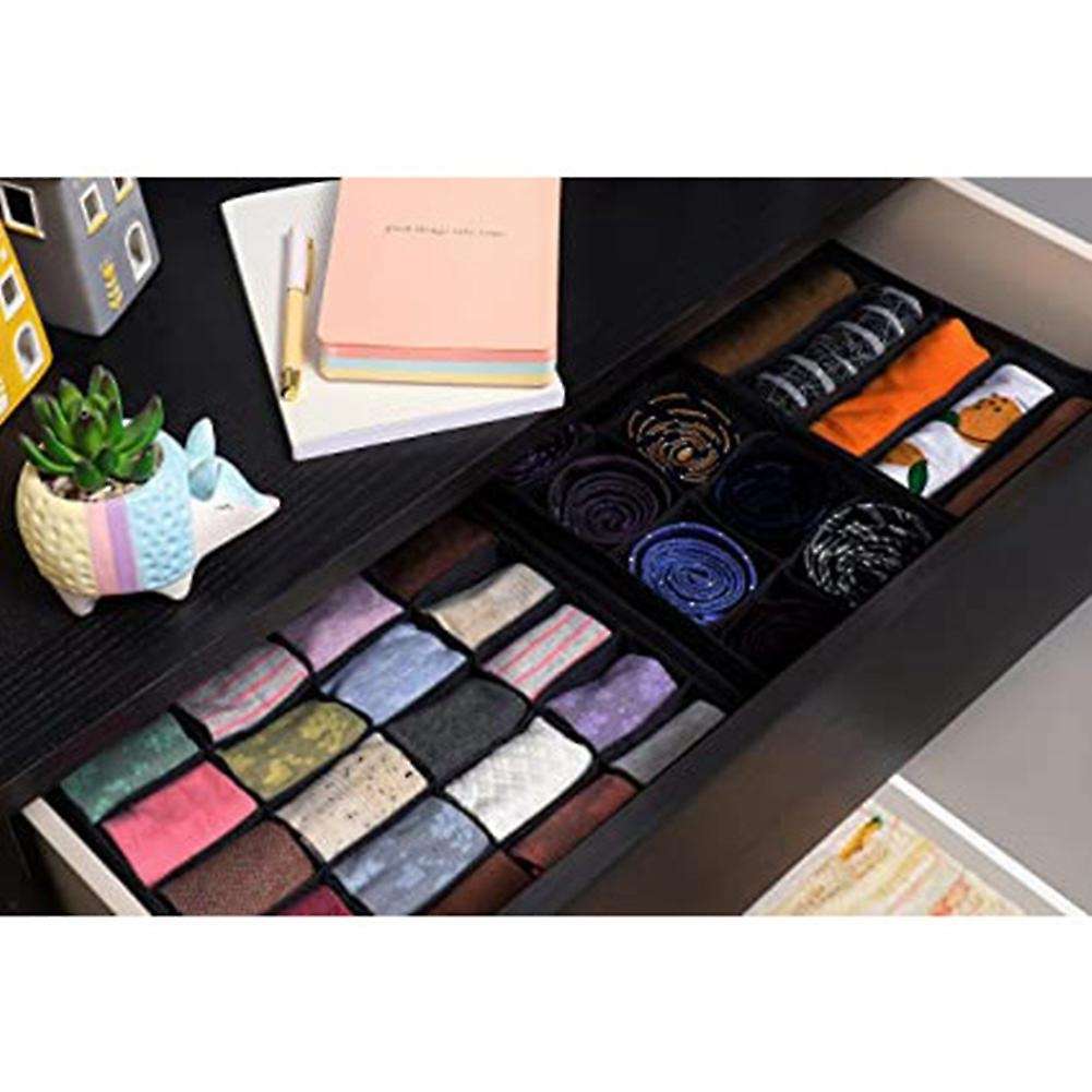 4-pieces Clothes Drawer Organisers Divider - for Bras, Clothes