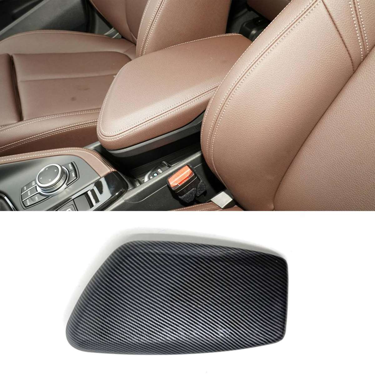 Car Armrest Box Cover Plate Center Control For-bmw X1 E84 20016-2022