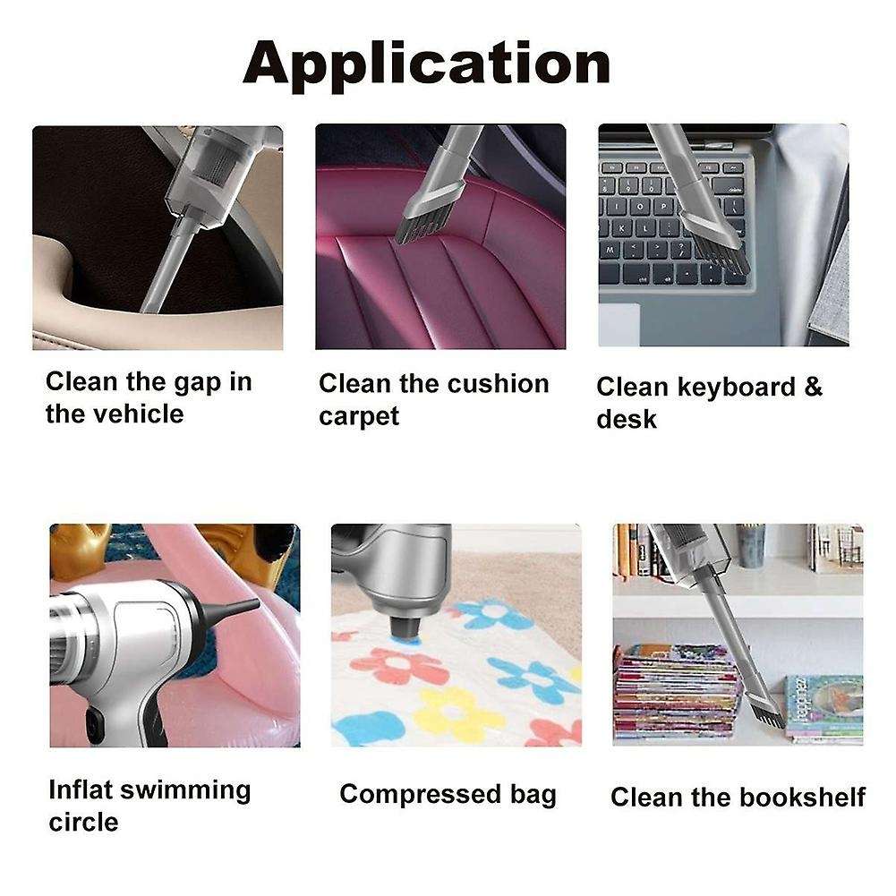 120w Cordless Air Blower Handheld Portable Air Duster Mini 9000pa A