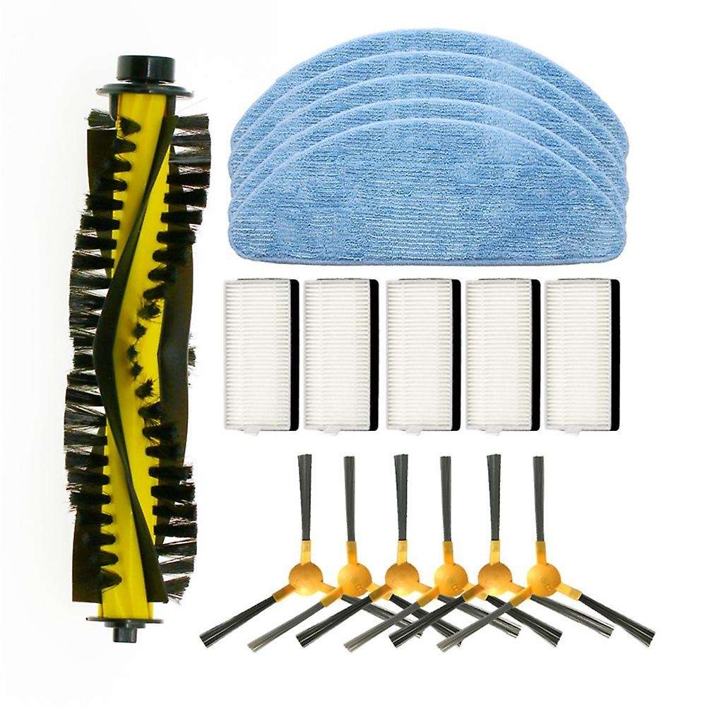 20pcs Hepa Filter Mop Main Brush for Neatsvor X500 X520 X600 Pro