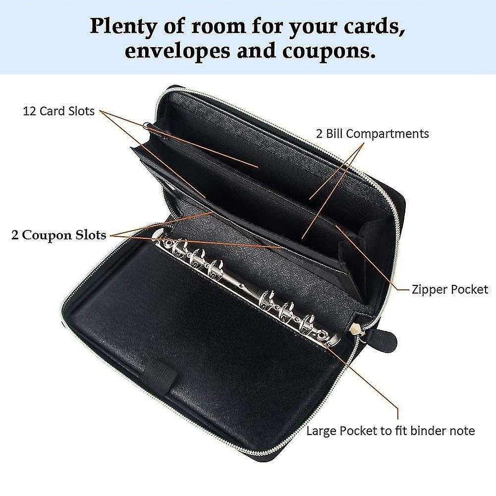 Cash Budget Envelope Wallet System for Budgeting and Saving Money A