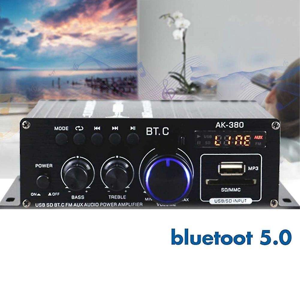 Ak380 2 Channel Bluetooth Hifi Power Amplifier Remote Control (ak380)