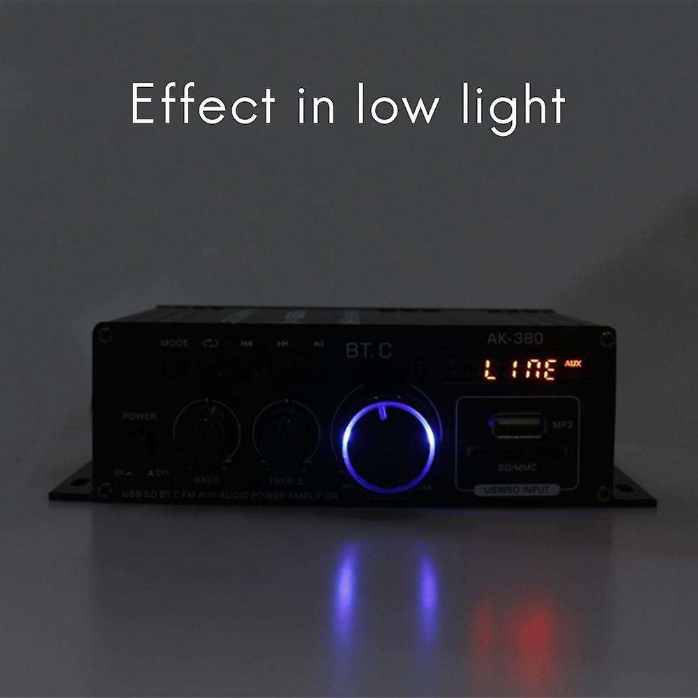 Ak380 2 Channel Bluetooth Hifi Power Amplifier Remote Control (ak380)