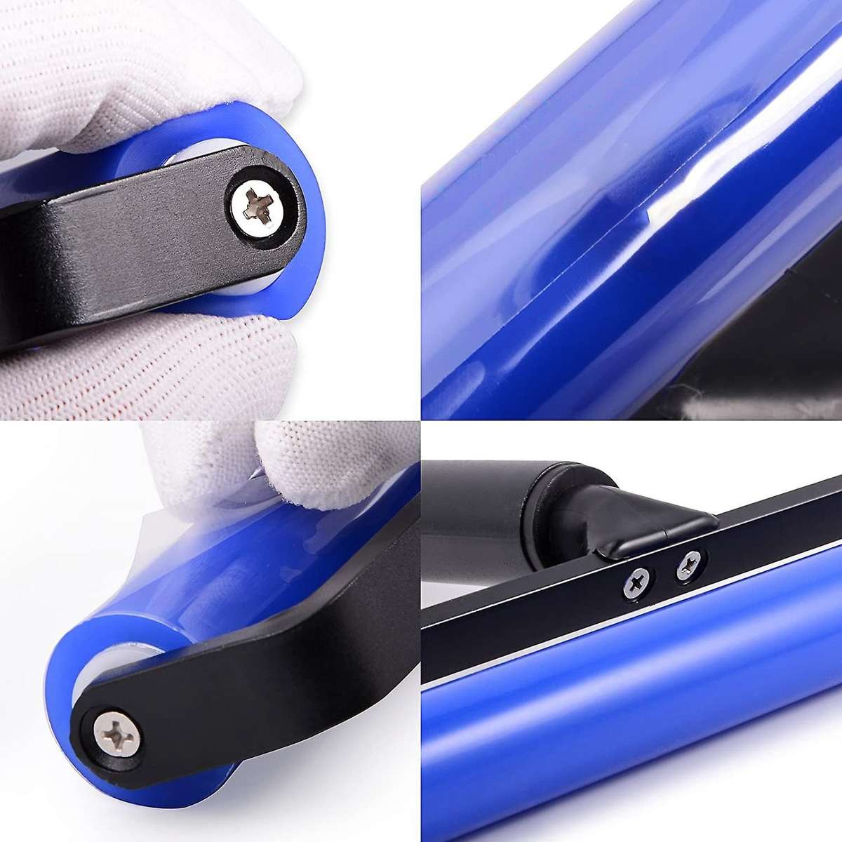 12inch Wide Glue Silicone Soft Rubber Pasting Roller Squeegee Rolling