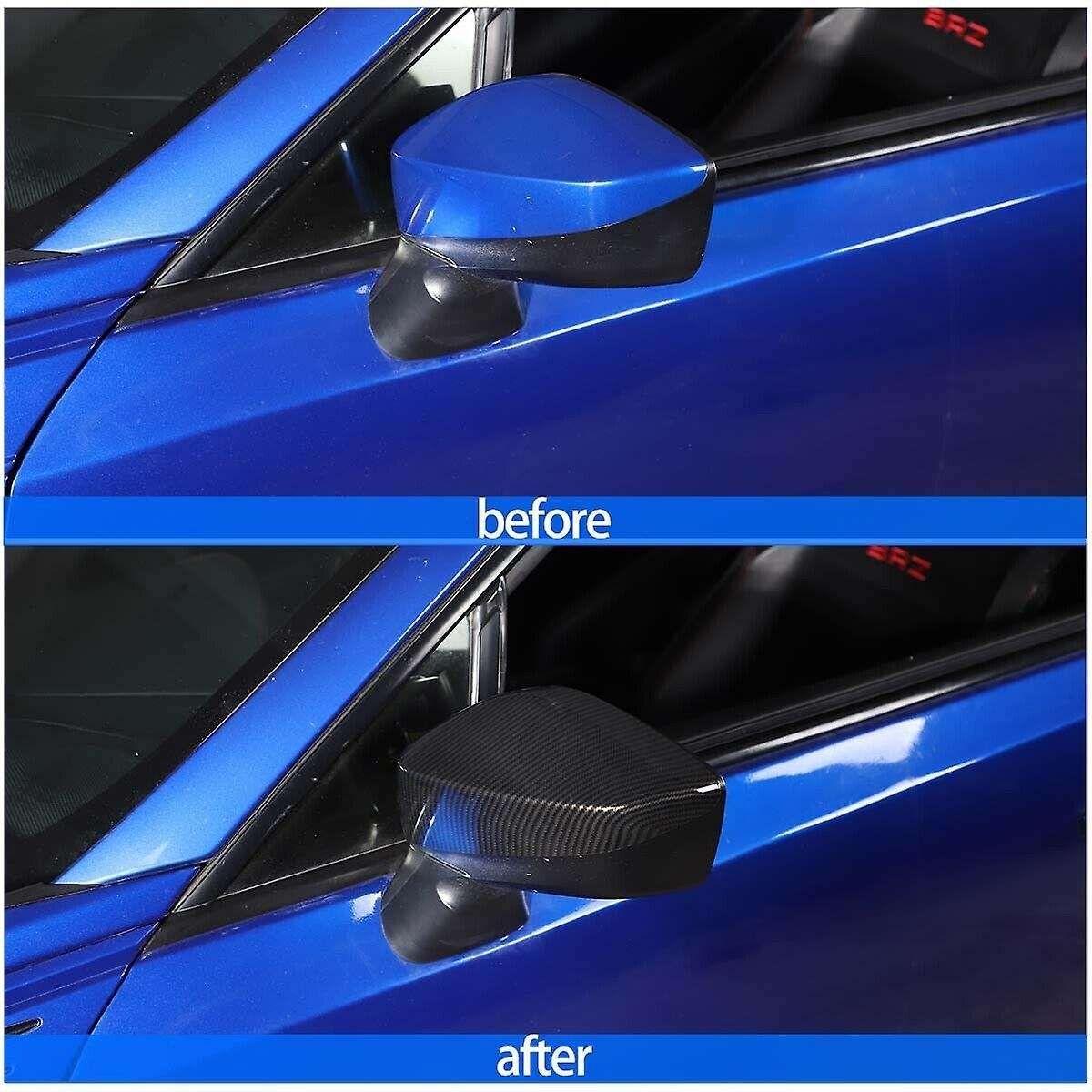 Car Rearview Mirror Cover Shell for Toyota 86 Subaru Brz 2012-2020