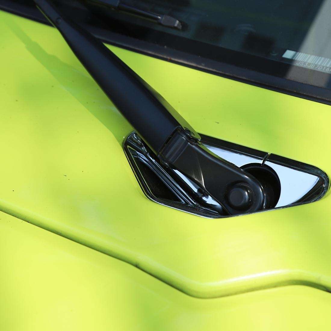 Car Front Windshield Wiper Base Decoration Trim Stickers,chrome