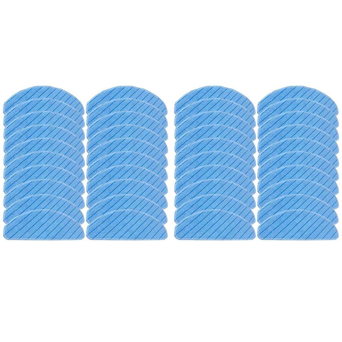 40pcs Mop Cloth for Ecovacs Deebot T8 T9 Aivi T9 Model Vacuum Cleaner