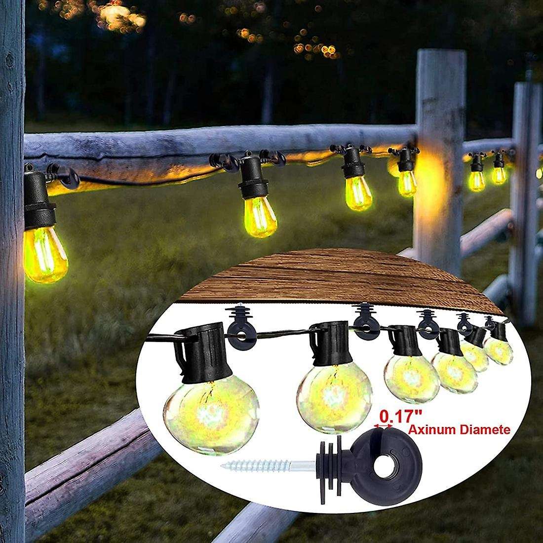 50pcs Wooden Post Claw Insulator Nail for Horse Cattle Electric Fence