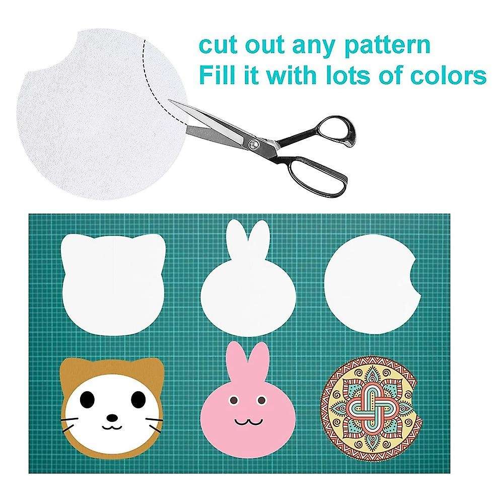 110pcs Sublimation Blank Coaster,for Diy Crafts,car Coasters