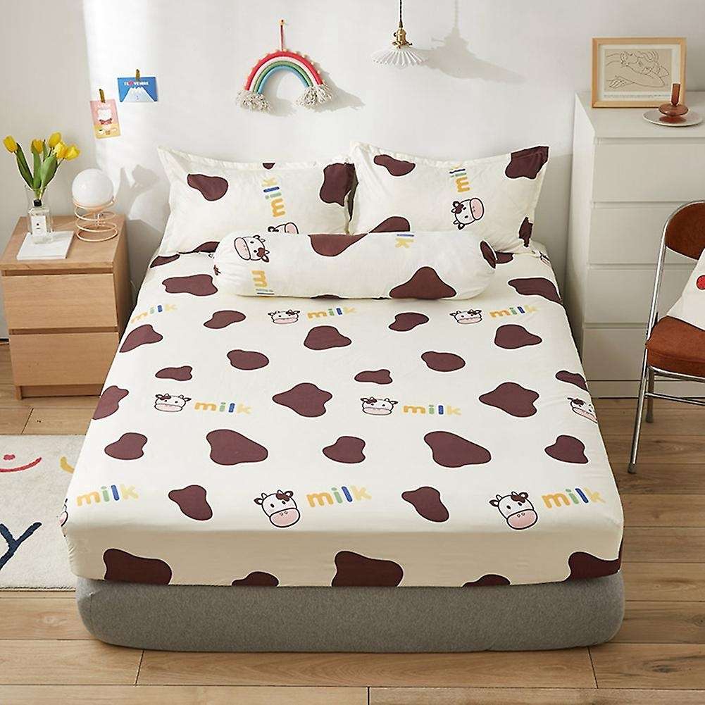 One-piece Bedspread Non-slip Fixed Mattress Cover Cover Cow