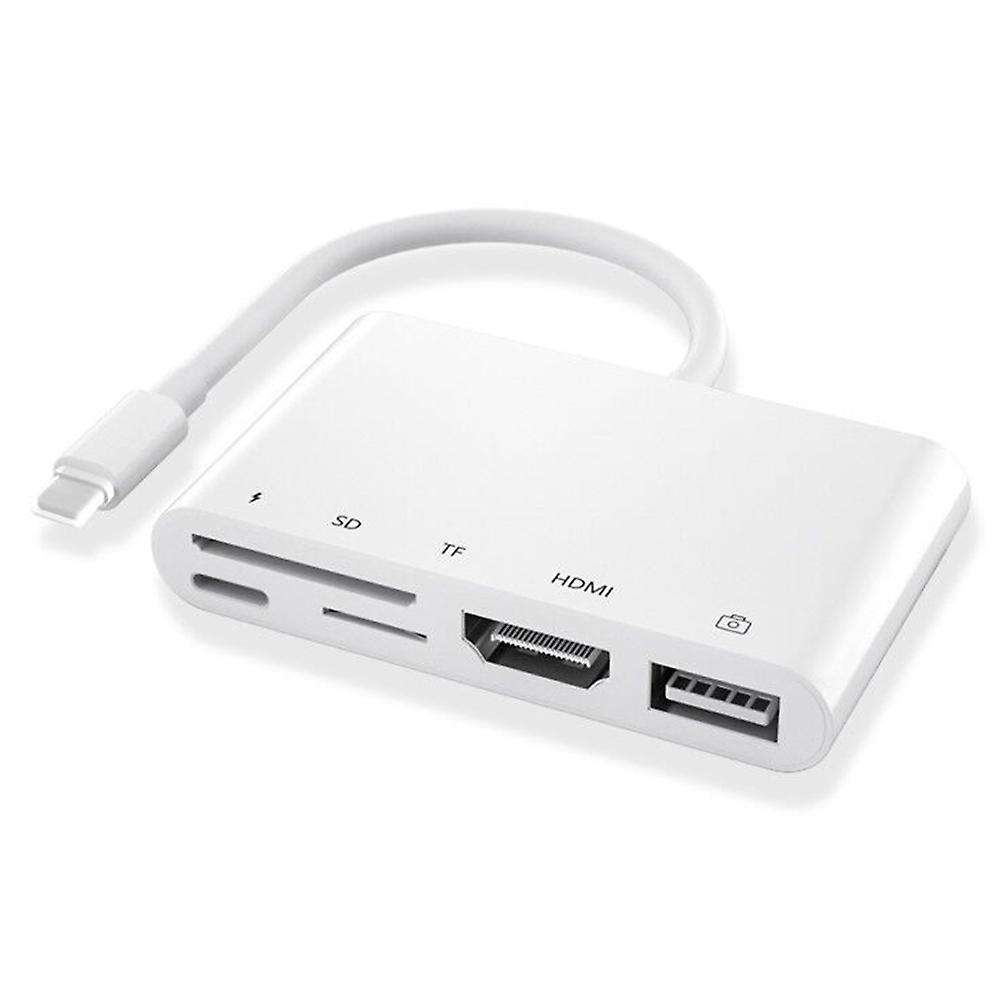 5 In 1 Hdmi-compatible Usb Adapter for Iphone and Ipad
