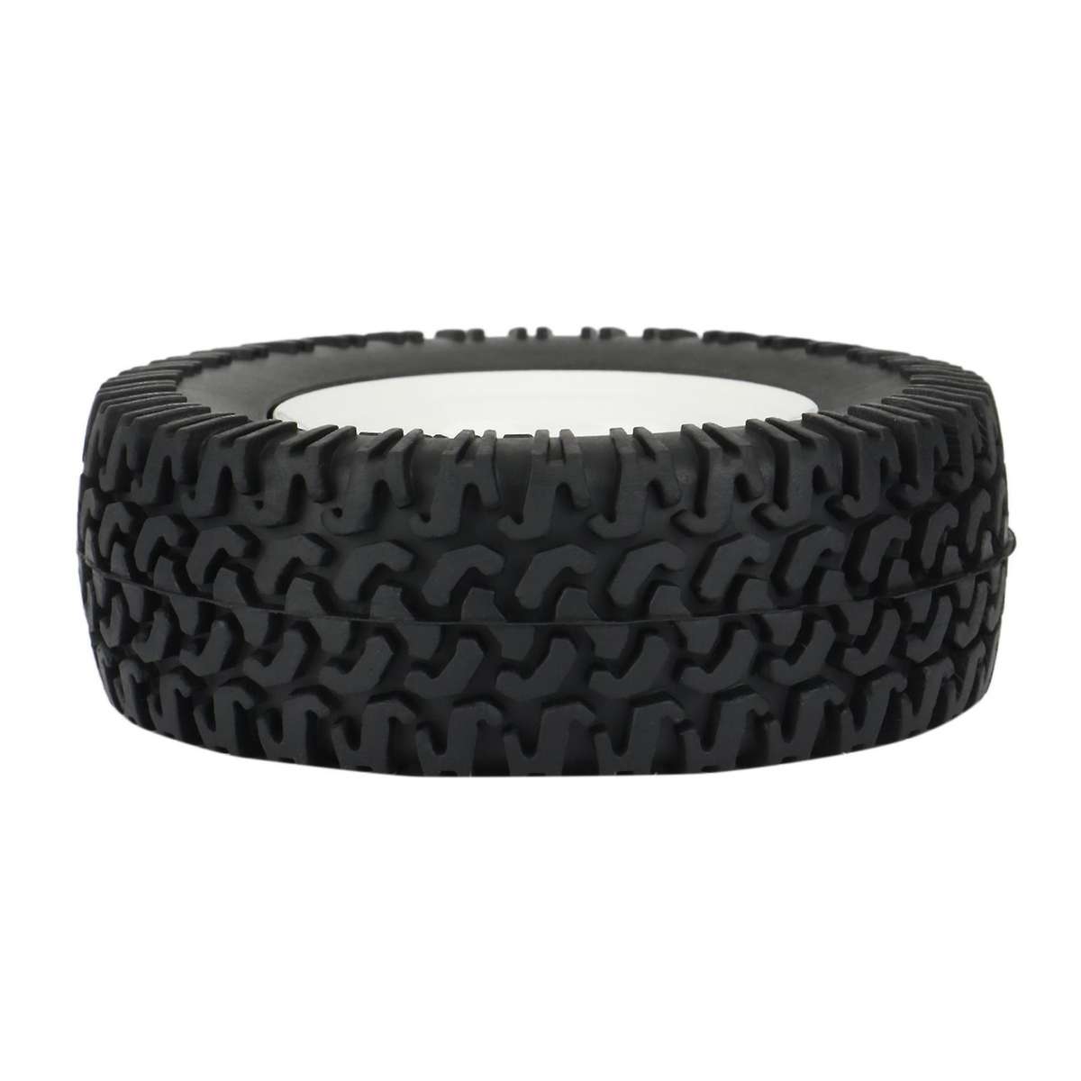 4pcs 1.55 Beadlock Wheel Rim Tires Set for 1/10 Axial Jr ,1