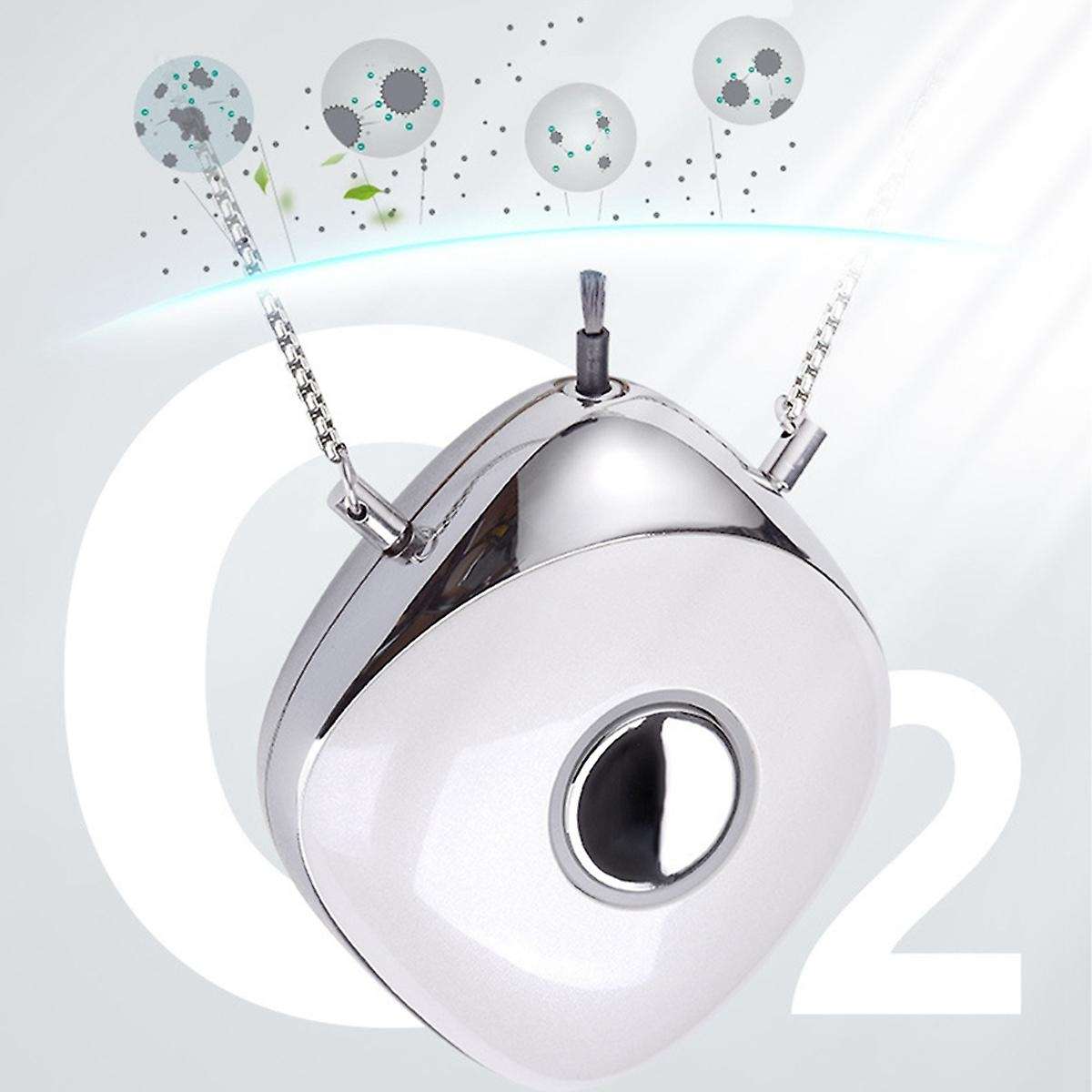 Necklace Usb Air Cleaner Mini Ionic Purifier Wearable for Home Car D