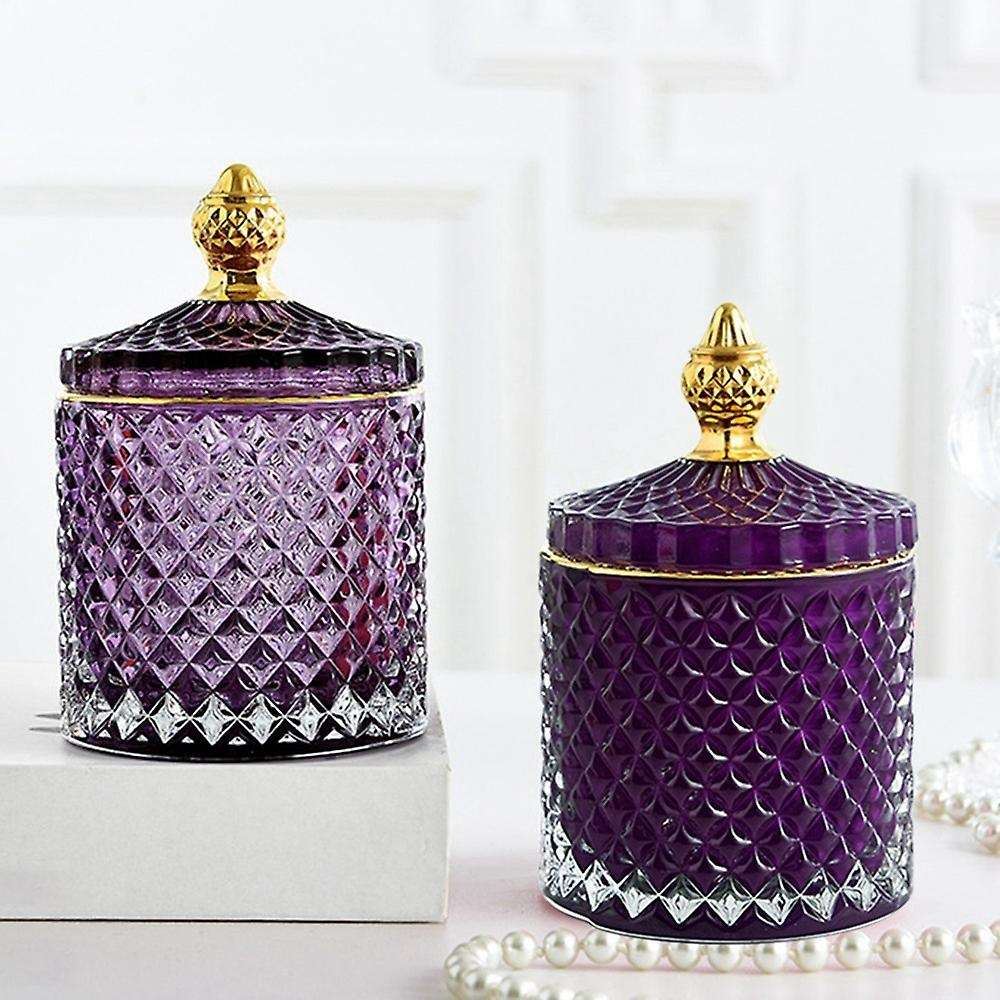 Luxury Glass Storage Jar Aromatherapy Bottle Green