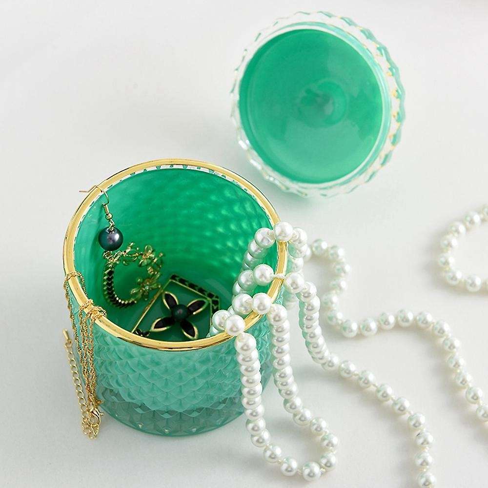 Luxury Glass Storage Jar Aromatherapy Bottle Green