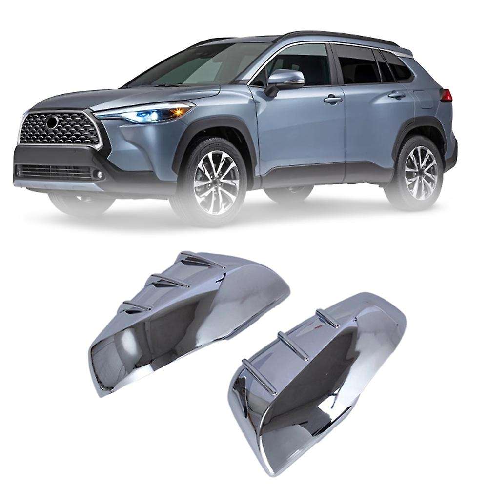 For Toyota Corolla Cross Side Door Rearview Mirror Cover Chrome
