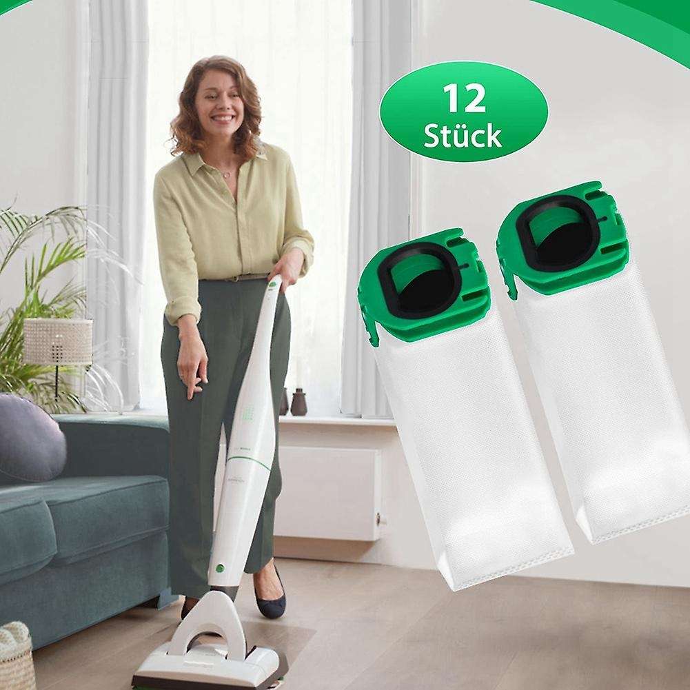 Replacement Parts Dust Bags Compatible for Vorwerk Kobold Vb100 Fp100