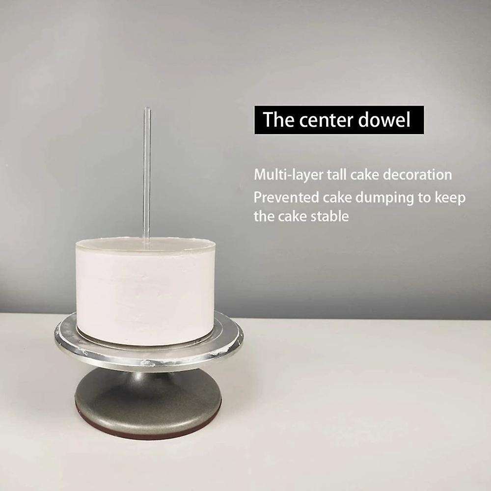 Transparent Acrylic Round Cake Pan Set Cream Cake Baking Craft Tool