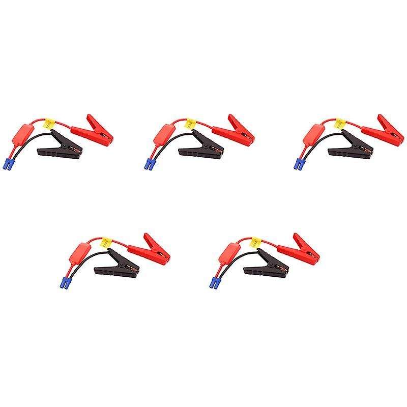 5pcs Battery Clip Connector Emergency Jumper Cable Clamp