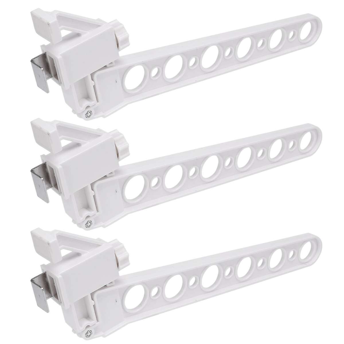 3pcs Portable Drying Rack All-in-one Camping Trailer without Drilling