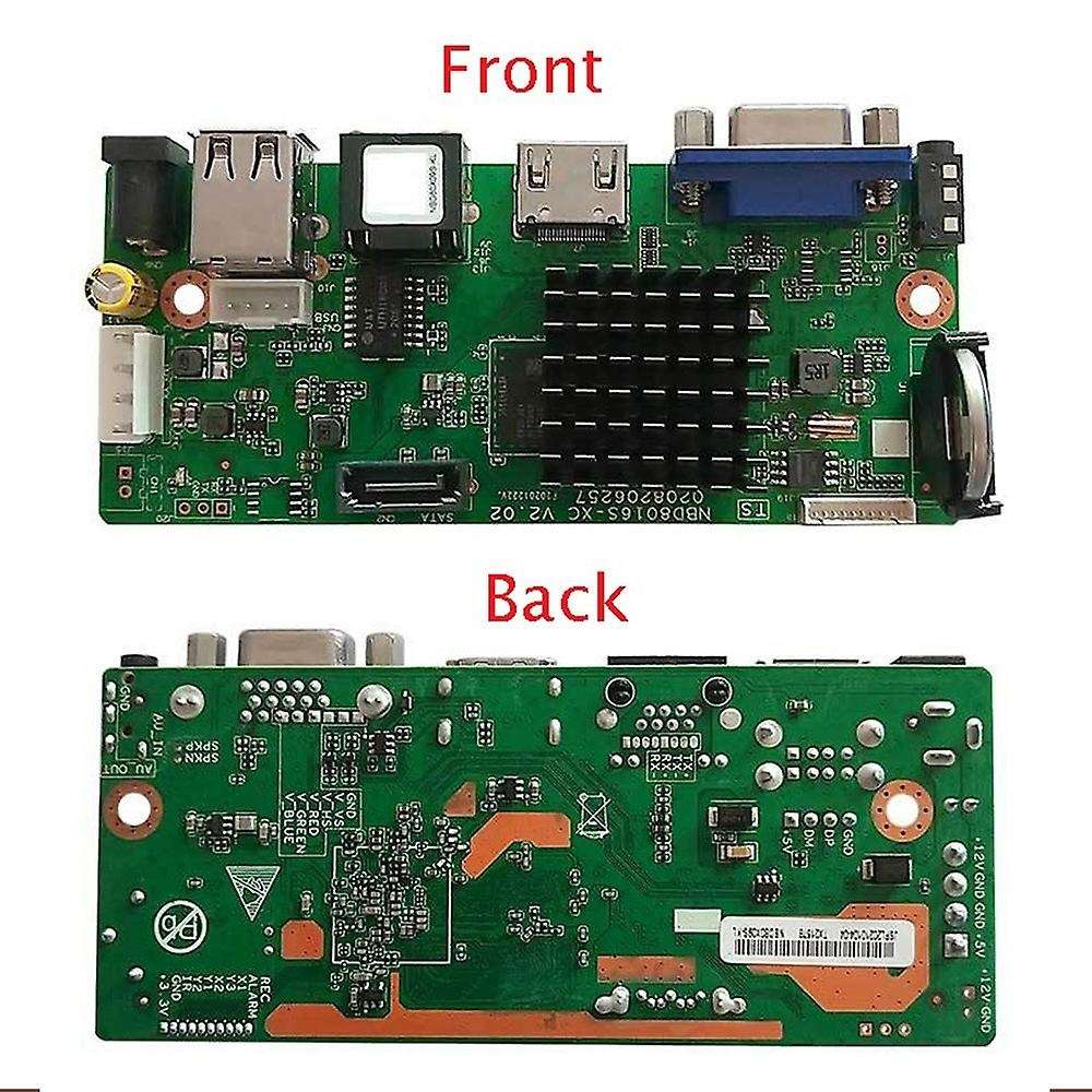 H.265 9chx5mp Nvr Network Dvr Digital Video Recorder Board