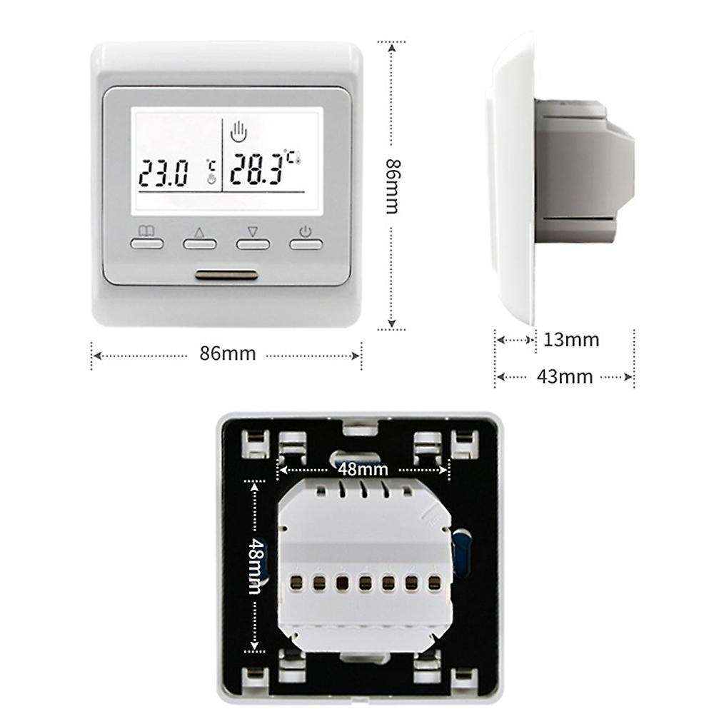 Thermostat M6.716 220v Lcd Programmable, 3a Wifi Water Heating